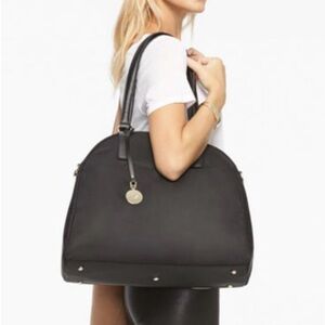 Lo & Sons OMG bag. Black with camel inside. Great work bag/work tote!